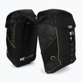 Basil Miles Double Bag dviračių krepšys 34 l juoda/alimetinė