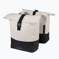 Dviračio krepšys Basil Cove Double Pannier Bag 32 l off white/black