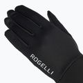 Moteriškos dviračių pirštinės Rogelli Laval Mid Season LW Windproof black 4