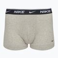 Vyriškos trumpikės Nike Everyday Cotton Stretch Trunk 3 poros white/grey heather/black 3