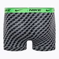 Vyriški boksininko šortai Nike Everyday Cotton Stretch Trunk 3Pk BAU geo blokų spauda/šaltai pilka/juoda 3