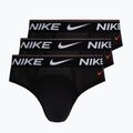 Vyriškos kelnaitės Nike Dri-Fit Hip Logo Brief 3 poros black/black/black