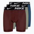 Vyriškos trumpikės Nike Dri-Fit Essential Micro Boxer Brief 3 poros grey/court blue/dark red