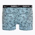 Vyriškos trumpikės Nike Everyday Cotton Stretch Trunk 3 poros aquarius blue lg print/grey/uni red 3