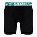 Vyriškos trumpikės Nike Dri-Fit Essential Micro Boxer Brief 3 poros black/aquarius bleu/laser fuchsia/grey 2