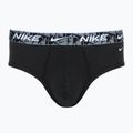 Vyriškos kelnaitės Nike Everyday Cotton Stretch Brief 3 poros black/green/black 2