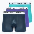 Vyriškos trumpikės Nike Everyday Cotton Stretch Trunk 3 poros dustycactus/black/arm navy