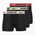 Vyriškos trumpikės Nike Dri-Fit Essential Micro Boxer Brief 3 poros blk washed coral/olive aura/abrtract blue edge wb