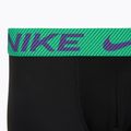 Vyriškos trumpikės Nike Dri-Fit Essential Micro Trunk 3 poros black green shock/wild violet/black text wb 6