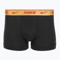 Vyriškos trumpikės Nike Everyday Cotton Stretch Trunk 3 poros blk/university red/wheat gold/black high shine wb 2