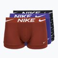 Vyriškos trumpikės Nike Dri-Fit Essential 3 pairs black nike print/mars stone/deep night