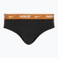 Vyriškos glaudės Nike Everyday Cotton Stretch Brief 3 poros black light crimson/desert ochre/black wb 3
