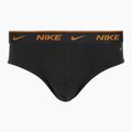 Vyriškos glaudės Nike Everyday Cotton Stretch Brief 3 poros black light crimson/desert ochre/black wb 4