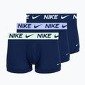 Vyriškos trumpikės Nike Dri-Fit Essential Micro Trunk 3 pairs navy