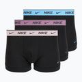 Vyriškos trumpikės Nike Cotton Stretch Trunk 3 pack charcoal heather
