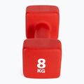 Neopreninis 8 kg hantelis Pure2Improve raudonas P2I201450 3