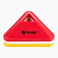 Treniruotės kūgiai Pure2Improve Triangle Cones Set 20 vnt. white/red/yellow 2