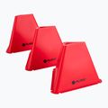 Treniruotės kūgiai Pure2Improve Triangle Cones Set 6 vnt. red 3