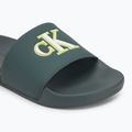 Vyriškos šlepetės Calvin Klein YM0YM01281 Jelly Mono PU Seaside Aqua/White 7