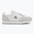 Moteriški batai Calvin Klein YW0YW01644 Runner Laceup Sock Mg Nylon Mix Bright White/Black 2