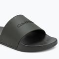 Calvin Klein vyriškos šlepetės HM0HM00455 Pool Slide Rubber dark olive 7