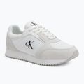 Vyriški batai Calvin Klein YM0YM01326 Retro Runner Sock Lace Up Ny-Su Bright White/Black