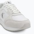 Vyriški batai Calvin Klein YM0YM01326 Retro Runner Sock Lace Up Ny-Su Bright White/Black 7