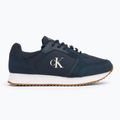 Vyriški batai Calvin Klein YM0YM01326 Retro Runner Sock Lace Up Ny-Su Calvin Navy/Bright White/Gum 2