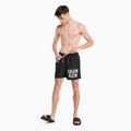 Vyriški Calvin Klein Medium Drawstring maudymosi šortai juodi 5