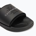 Vyriškos šlepetės Calvin Klein YM0YM00361 Slide Rubber Neoprene Monologo black 7