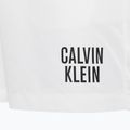 Vyriški Calvin Klein vidutinio dydžio maudymosi šortai su dviguba juosmens juosta, balti 3