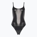 Moterų Calvin Klein Scoop Back One Piece Swimsuit Black