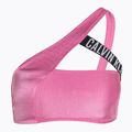 Maudymosi kostiumėlio viršutinė dalis Calvin Klein One Shoulder Bralette-RP bold pink