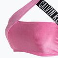 Maudymosi kostiumėlio viršutinė dalis Calvin Klein One Shoulder Bralette-RP bold pink 3