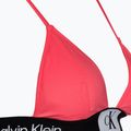 Maudymosi kostiumėlio viršutinė dalis Calvin Klein Fixed Triangle-RP calypso coral 3