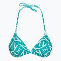 Maudymosi kostiumėlio viršutinė dalis Calvin Klein Triangle-RP Print monogram blue