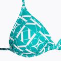 Maudymosi kostiumėlio viršutinė dalis Calvin Klein Triangle-RP Print monogram blue 3