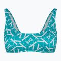 Maudymosi kostiumėlio viršutinė dalis Calvin Klein Bralette-RP Print monogram blue