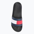 Vyriškos šlepetės Tommy Hilfiger Rubber Flag Pool Slide black 5
