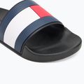 Vyriškos šlepetės Tommy Hilfiger Rubber Flag Pool Slide black 7