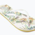 Moteriškos šlepetės per pirštą O'Neill Profile Graphic white tropical flower 11