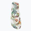 Moteriškos šlepetės per pirštą O'Neill Profile Graphic white tropical flower 6