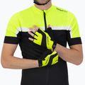 Vyriškos dviratininkų pirštinės Phoenix II fluor yellow 2