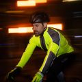 Vyriška dviračių striukė Rogelli Essential Winter Hi Vis yellow 12