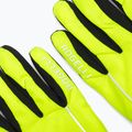 Vyriškos dviračių pirštinės Rogelli Essential Winter Waterproop fluorescent yellow 5