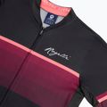 Moteriški dviračių marškinėliai Rogelli Impress II burgundy/coral/black 5