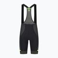 Vyriški dviračių šortai Rogelli Hero II Bib Short yellow/grey/black 4