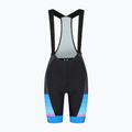 Moteriški dviračių šortai Rogelli Impress II Bib Short blue/pink/black 3