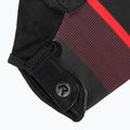Rogelli Hero II vyriškos dviratininkų pirštinės juoda/raudona/bordeaux 4