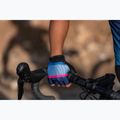 Moteriškos dviračių pirštinės Rogelli Impress II W blue/pink/black 3